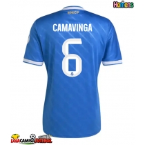 Camisa de Futebol Real Madrid Eduardo Camavinga #6 Equipamento Alternativo 2025-26 Manga Curta